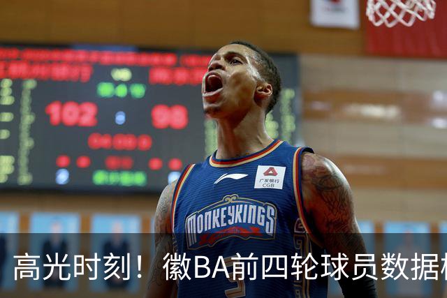 高光时刻！徽BA前四轮球员数据榜重磅来袭！